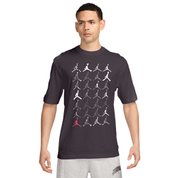 Men's - Jordan Brooklyn NC Logo Graphic Short Sleeve Crew - Off Noir