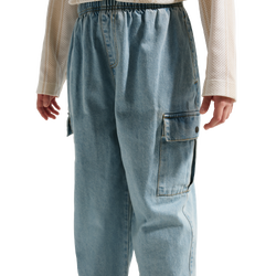 Boys' Grade School - Nike NSW Denim Cargo Pant - 