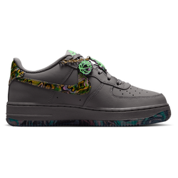 Boys' Grade School - Nike Air Force 1 AOS - Illusion Green/Pencil Point/Multicolor