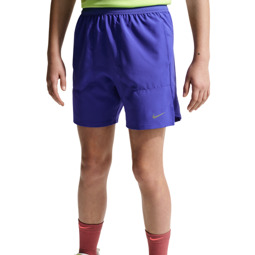 BOYS - Nike DriFit Stride Short - Reflective Silver/Lapis