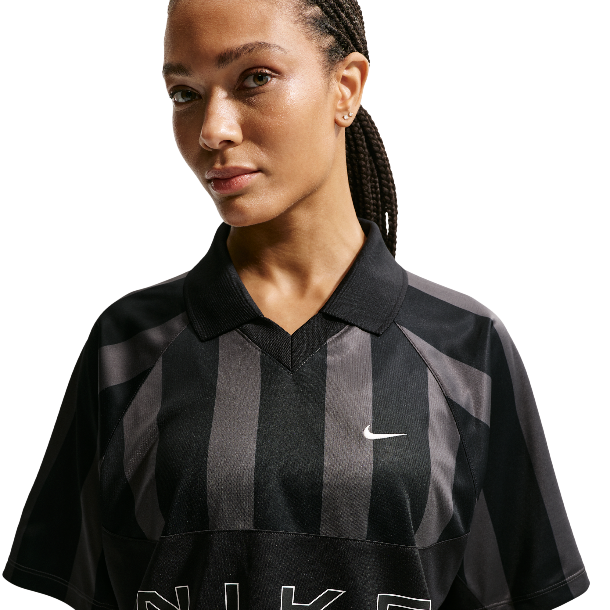 Nike NSW Street Oversized SS Stripe Jersey - Women's | Foot Locker
