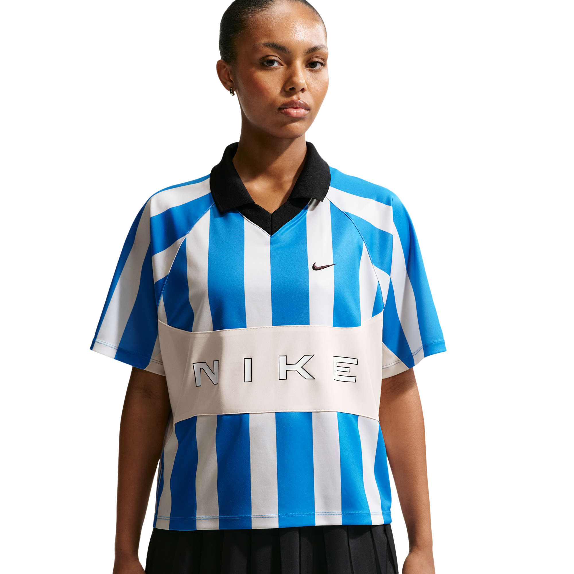 Nike NSW Street Oversized SS Stripe Jersey - Women's | Foot Locker
