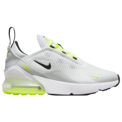 Boys' Preschool - Nike Air Max 270 - White/Volt
