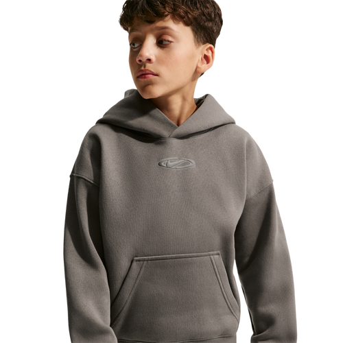 Nike NSW Club Fleece OS Hoodie - Nike Cave Stone/Moon Particle