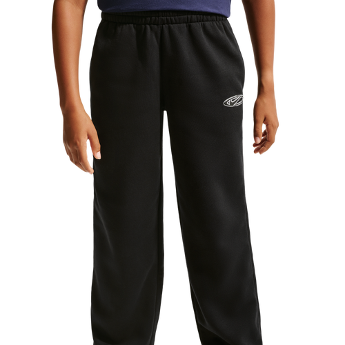 BOYS - Nike NSW Club Fleece Open Hem Pant - Black/White