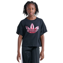 Girls' Grade School - adidas VDay Trefoil - Black/Pink