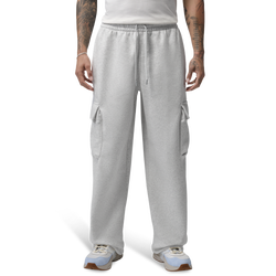 Men's - Jordan Brooklyn Oversize Fleece BB Cargo Pants - Neutral Grey/Heather/Light Smoke Grey