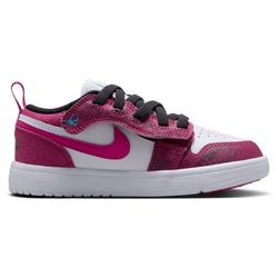 Girls' Preschool - Jordan 1 Low Alt SE FEM - Black/Pink/White
