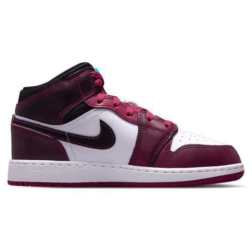 GIRLS - Jordan AJ 1 Mid - Black/Pink White