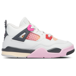 Girls' Toddler - Jordan Retro 4 - Gray/Pink/Off White