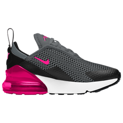 Girls' Preschool - Nike Air Max 270 - Smoke Grey/Hyper Pink/Black