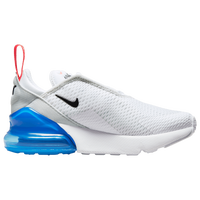 Nike Air Max 270 White/Turf Orange/Black Grade School Kids' Shoe