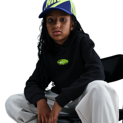 Boys' Grade School - Nike Club Fleece Hoodie - Black/White