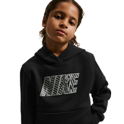 Boys' Grade School - Nike NSW Club Fleece Bold Hoodie - Black