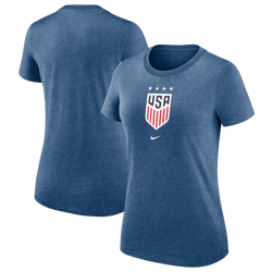 Women's - Nike USWNT Crest T-Shirt - Blue