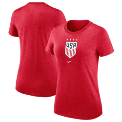 Women's - Nike USWNT Crest T-Shirt - Red