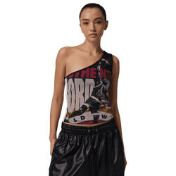 Women's - Jordan Flight Graphic Tank D2N - Sail/White