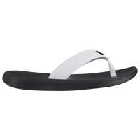 Nike black and on sale white flip flops