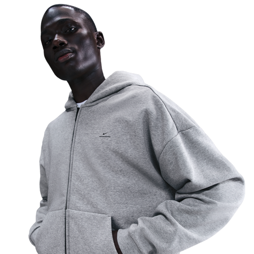Nike TF SI Brush Hoodie - Nike Dk Grey Heather/Black