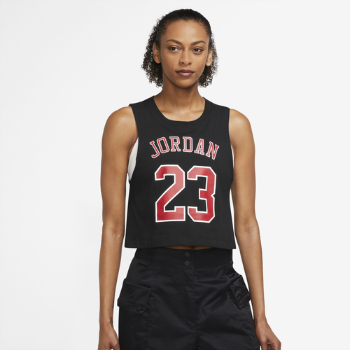 

Jordan Womens Jordan Heritage Tank - Womens Black/White Size S