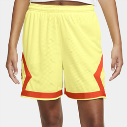 Women's - Jordan Heritage Diamond Shorts - Rush Orange/Orange