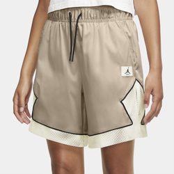Women's - Jordan Essential Diamond Shorts - Sanddrift/Black