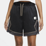 Jordan Plus Size Essential Diamond Shorts 2 - Women's Black/Dark Smoke Gray/Sandrift