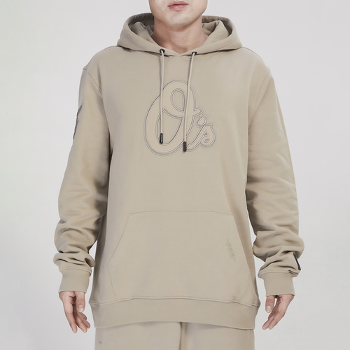 Pro Standard Mens  Orioles Tonal Fleece Hoodie In Taupe