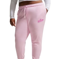 Women's - Nike NSW Club Fleece GX Pant Plus Size - Lt Magenta/Pink Foam
