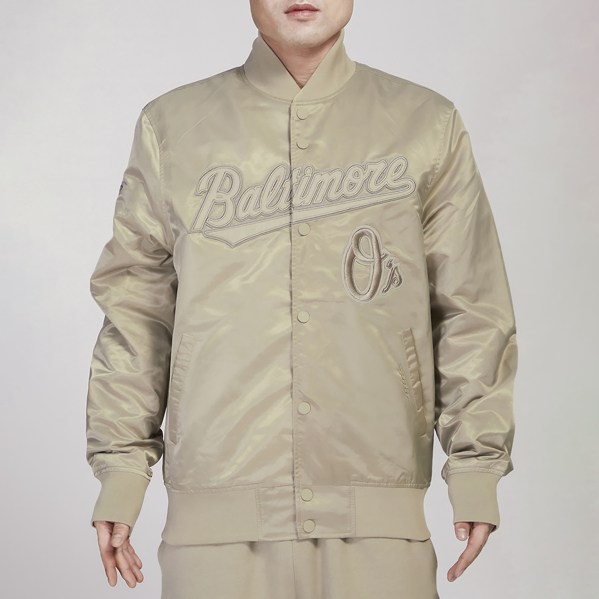 Pro Standard Orioles Tonal Satin Jacket