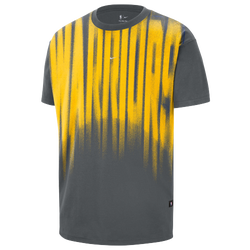 Men's - Nike NBA Game Theater Short Sleeve T-Shirt - Grey