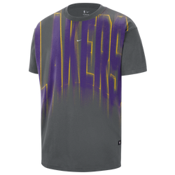 Men's - Nike NBA Game Theater Short Sleeve T-Shirt - Grey