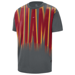 Men's - Nike NBA Game Theater Short Sleeve T-Shirt - Grey