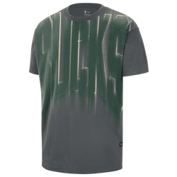 Men's - Nike NBA Game Theater Short Sleeve T-Shirt - Grey