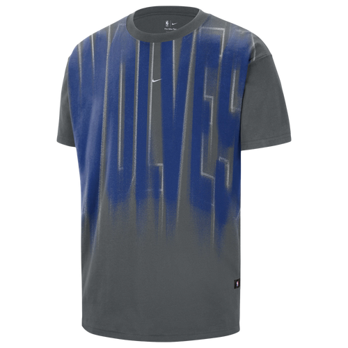 Nike Adult Minnesota Timberwolves Worn With Obsession Game Theater Team T-Shirt, Men's, Medium, Gray