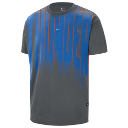 Men's - Nike NBA Game Theater Short Sleeve T-Shirt - Grey