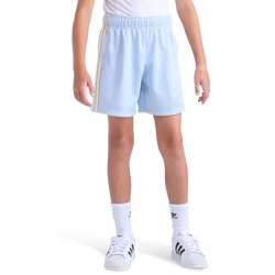 Boys' Grade School - adidas Soccer Shorts - Crystal Sky/White