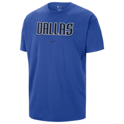 Men's - Nike Mavericks Wordmark Standard Issue S/S T-Shirt - Blue