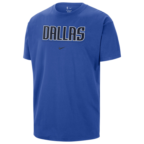 Nike Mens Mavericks Wordmark Standard Issue Short Sleeve T-Shirt - - Blue