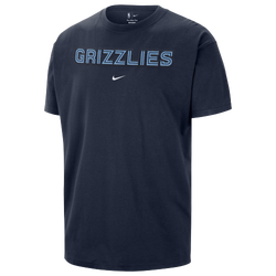 Men's - Nike Grizzlies Wordmark Standard Issue S/S T-Shirt - Navy