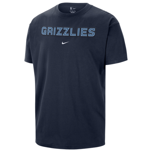 Nike Mens Grizzlies Wordmark Standard Issue Short Sleeve T-Shirt - - Navy