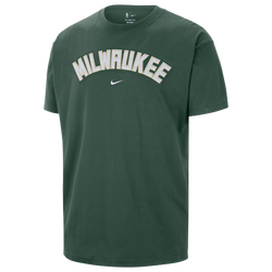 Men's - Nike Bucks Wordmark Standard Issue S/S T-Shirt - Green