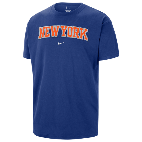 Nike Mens Knicks Wordmark Standard Issue Short Sleeve T-Shirt - - Blue