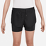 Nike Dri-Fit Tempo 2IN1 Shorts - Girls' Grade School Black/White