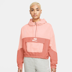 Women's - Nike Mesh Jacket - Maroon/White