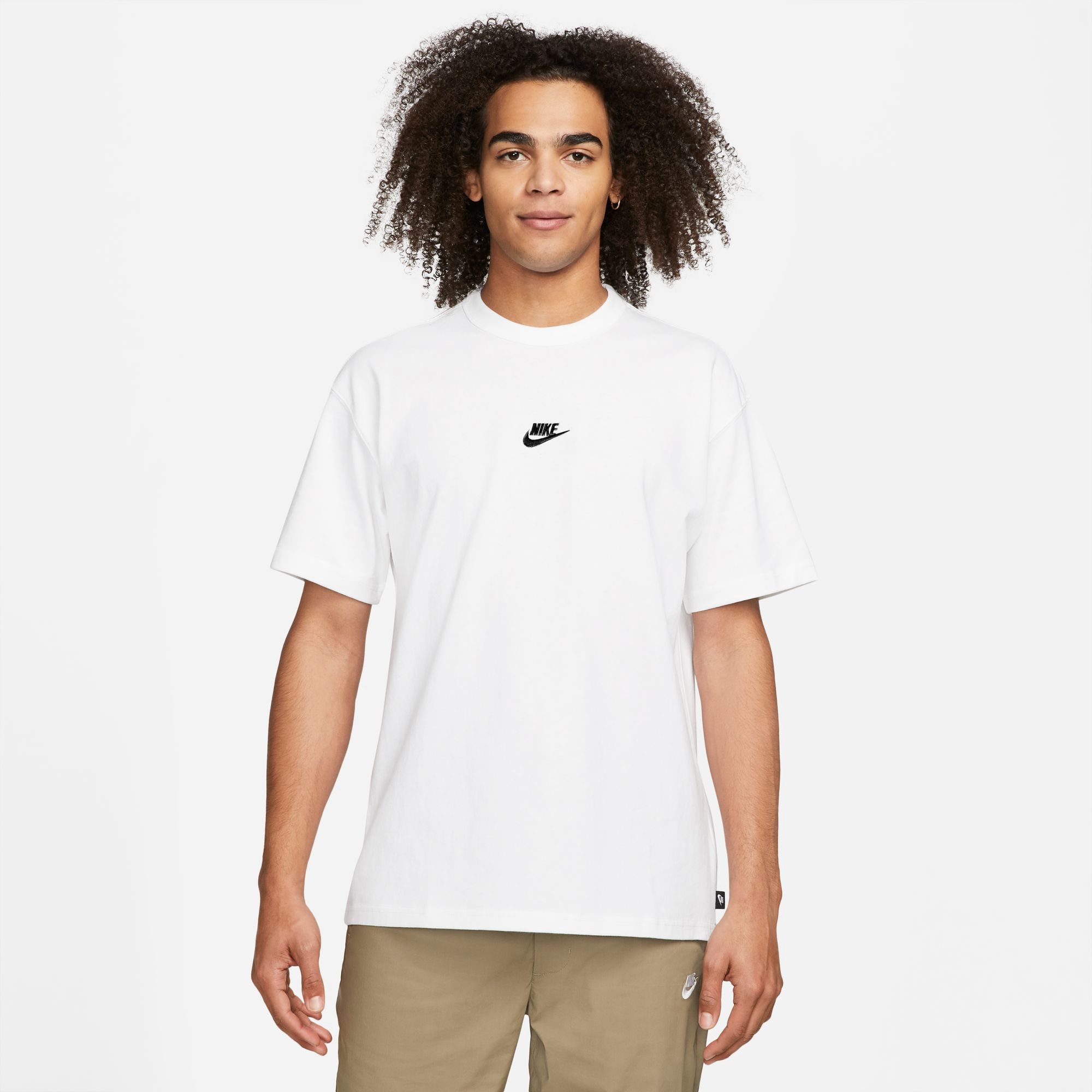 Nike Premium Essentials Oversized Heavyweight T-shirt in Blue for