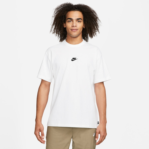

Nike Mens Nike NSW Prem Essential T-Shirt - Mens White/Black Size ST