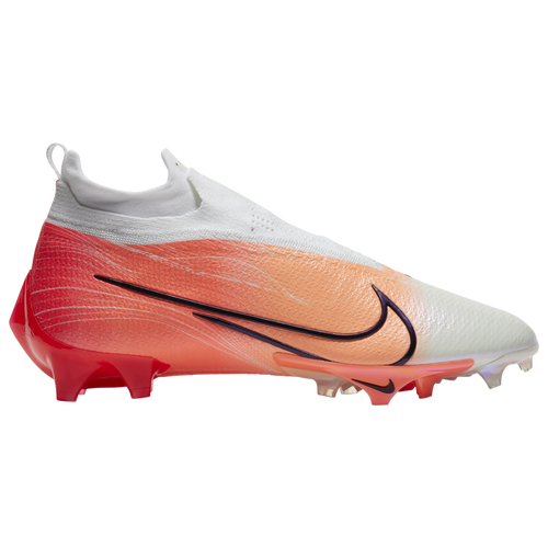 Nike Vapor Edge Elite 360 Flyknit - Men's Molded Cleats Shoes - White / Black / Flash Crimson - AO8276-110