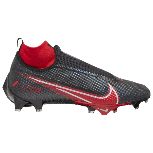 Nike Vapor Edge Pro 360 - Men's Molded Cleats Shoes - Black / University Red / Metallic Silver - AO8277-003
