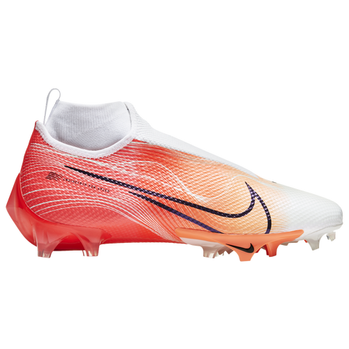 Nike Vapor Edge Pro 360 - Men's Molded Cleats Shoes - White / Black / Flash Crimson - AO8277-110
